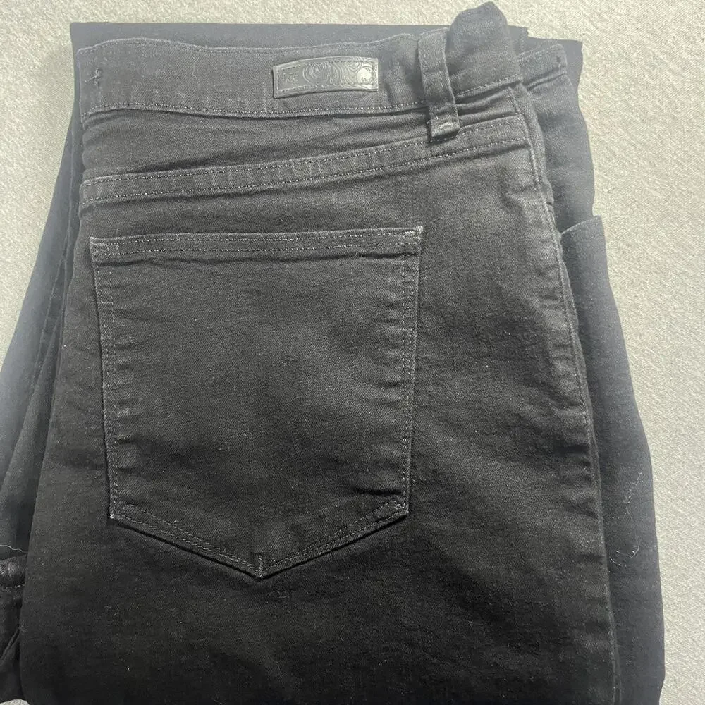 Lee Classic Fit 1889 Woman’s 18 Large Black Denim Jeans Straight Fit L Pants